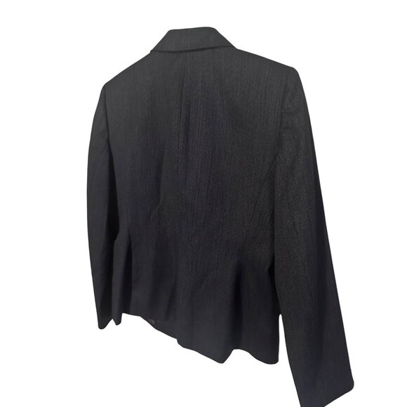 Evan-Picone gray stripes blazer size 8P - Picture 2 of 6